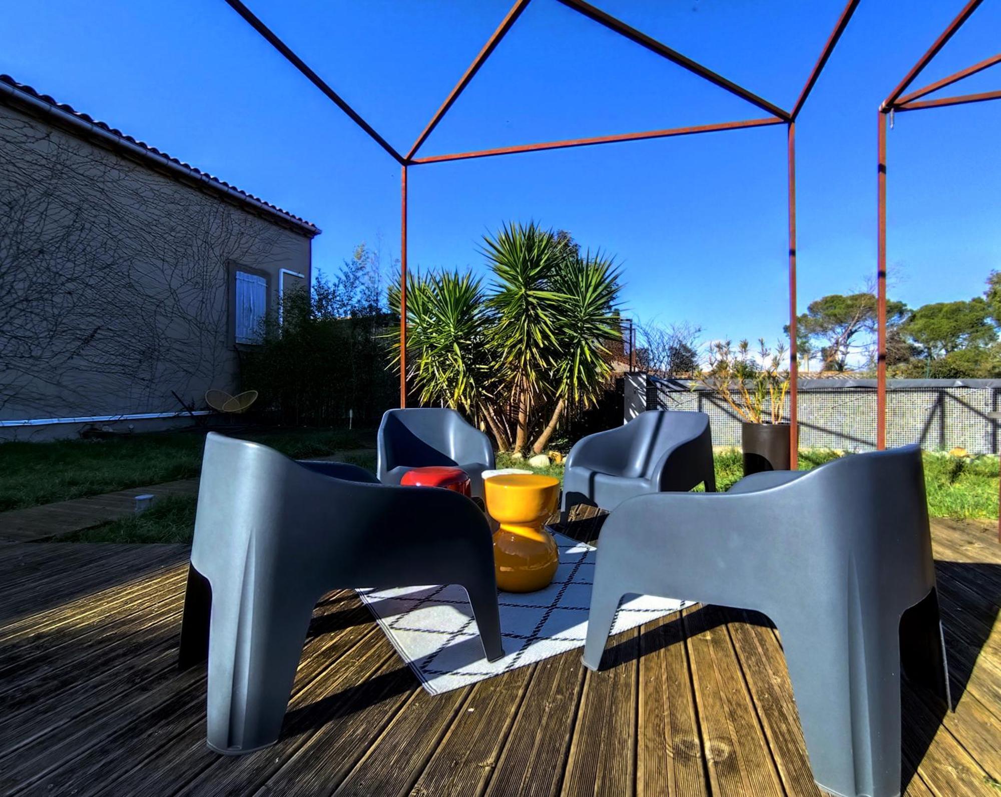 Les Grands Cypres - Chambres D'Hotes Conques-sur-Orbiel Екстер'єр фото