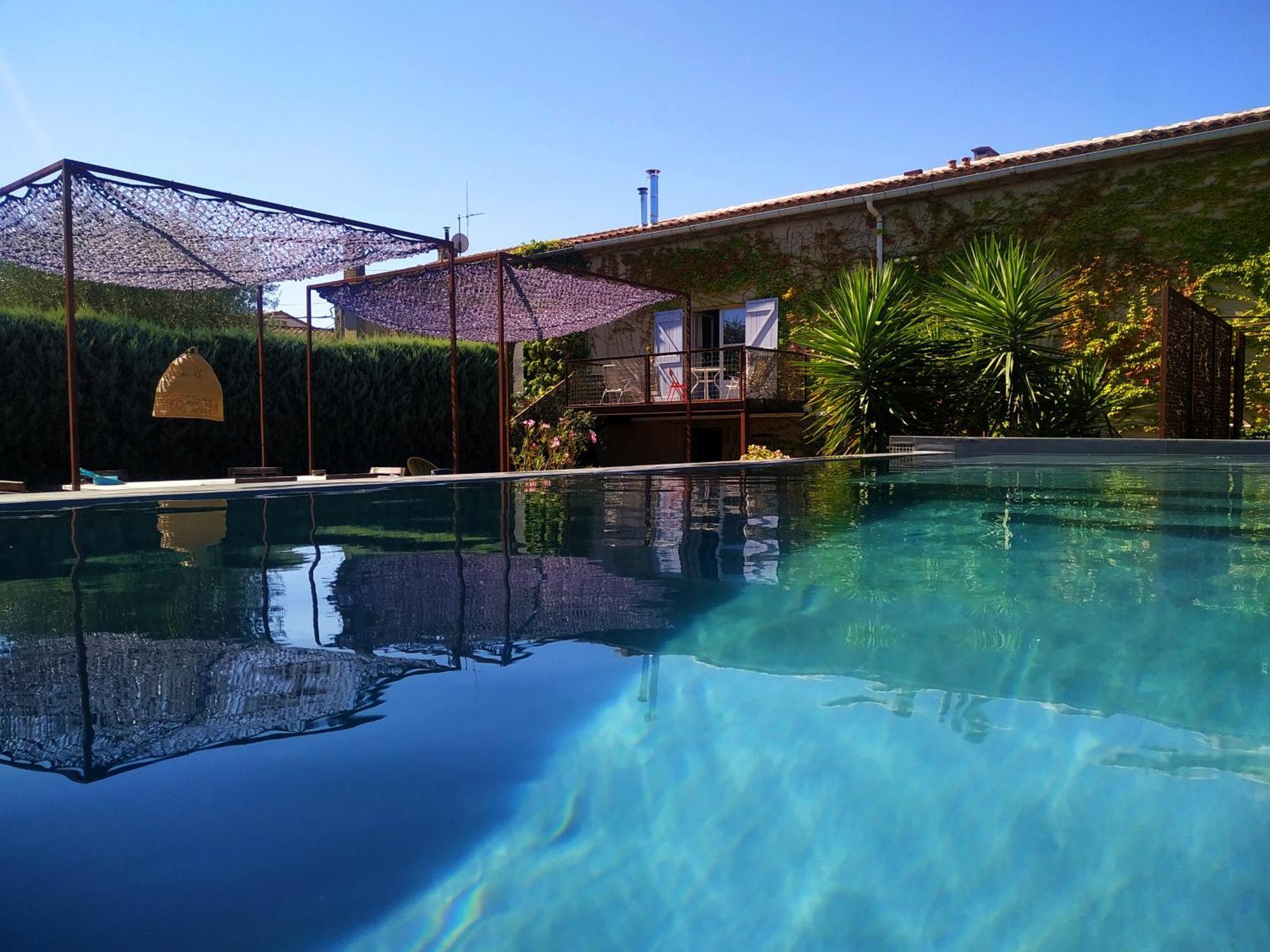 Les Grands Cypres - Chambres D'Hotes Conques-sur-Orbiel Екстер'єр фото